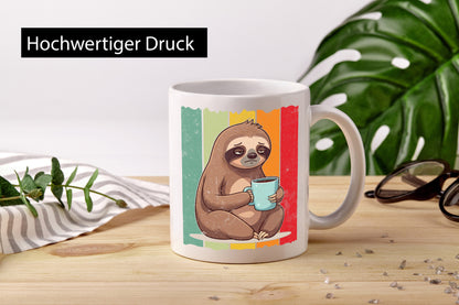 Bevor du Fragst nein | Faultier Kaffee Ich hasse menschen lustig Tierliebhaber