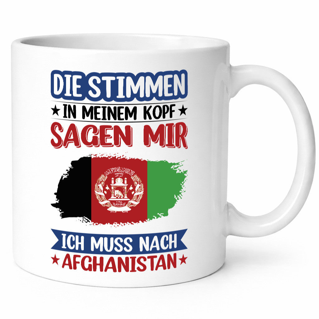 Afghanistan | Urlaub Stimmen in meinem Kopf Traumland lustiger Spruch Geschenk