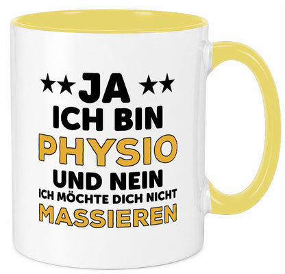Ich bin Physio | lustige Spruch Tasse Physiotherapeut Geschenkidee Humor