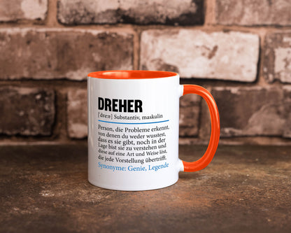 Dreher Humor | Fräser Zerspannungsmechaniker Geschenkidee Tasse