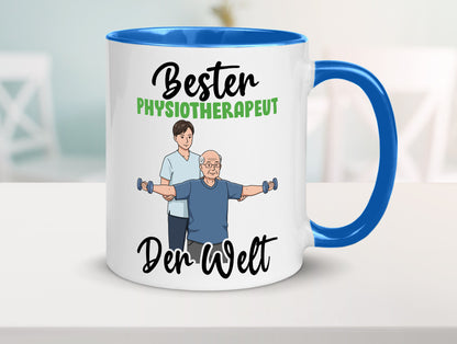 Bester Physiotherapeut v3 Geschenk Humor Geschenkidee lustiger Spruch Tasse
