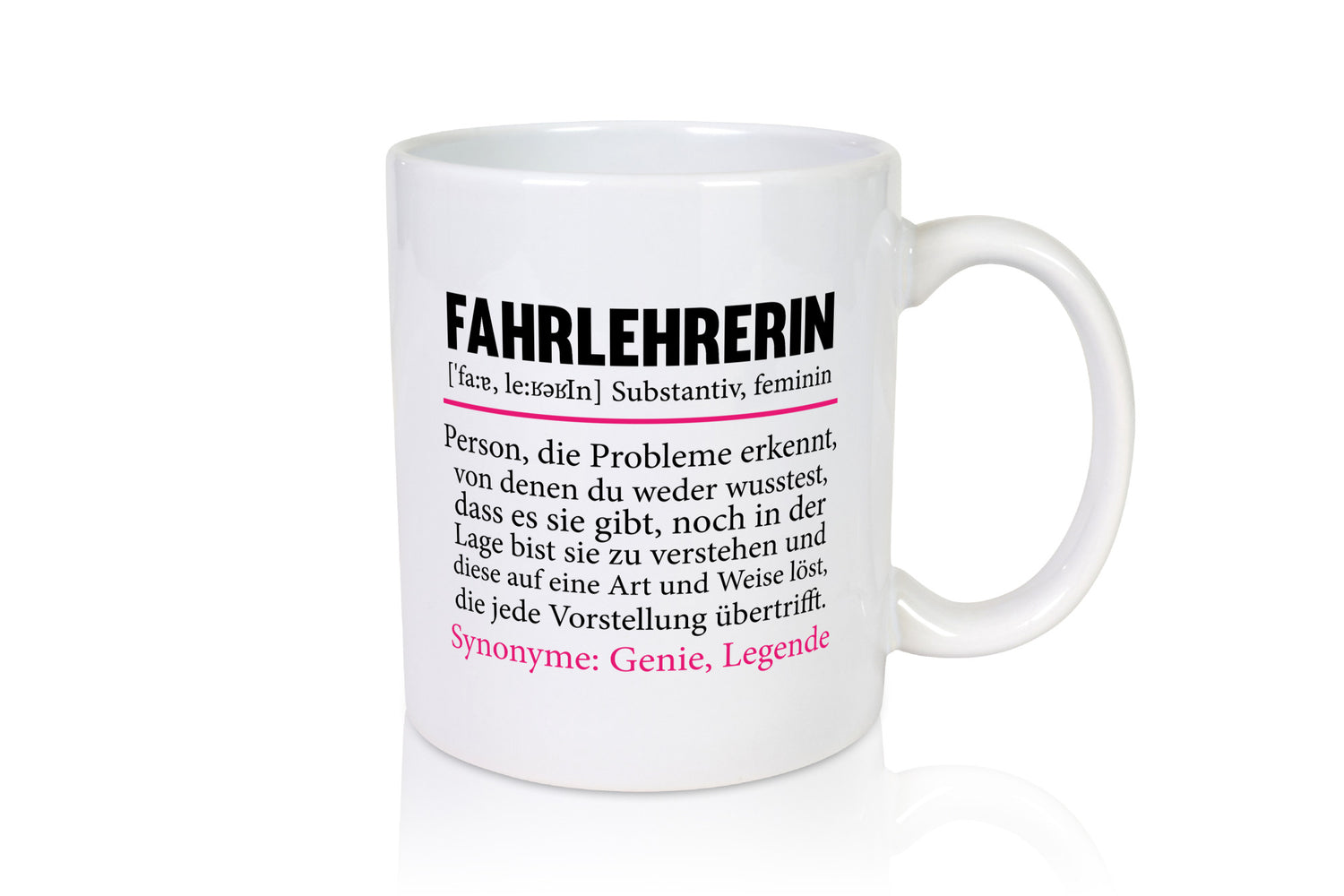 Fahrlehrerin | lustig Fahrschule Humor Geschenkidee Geschenk Tasse