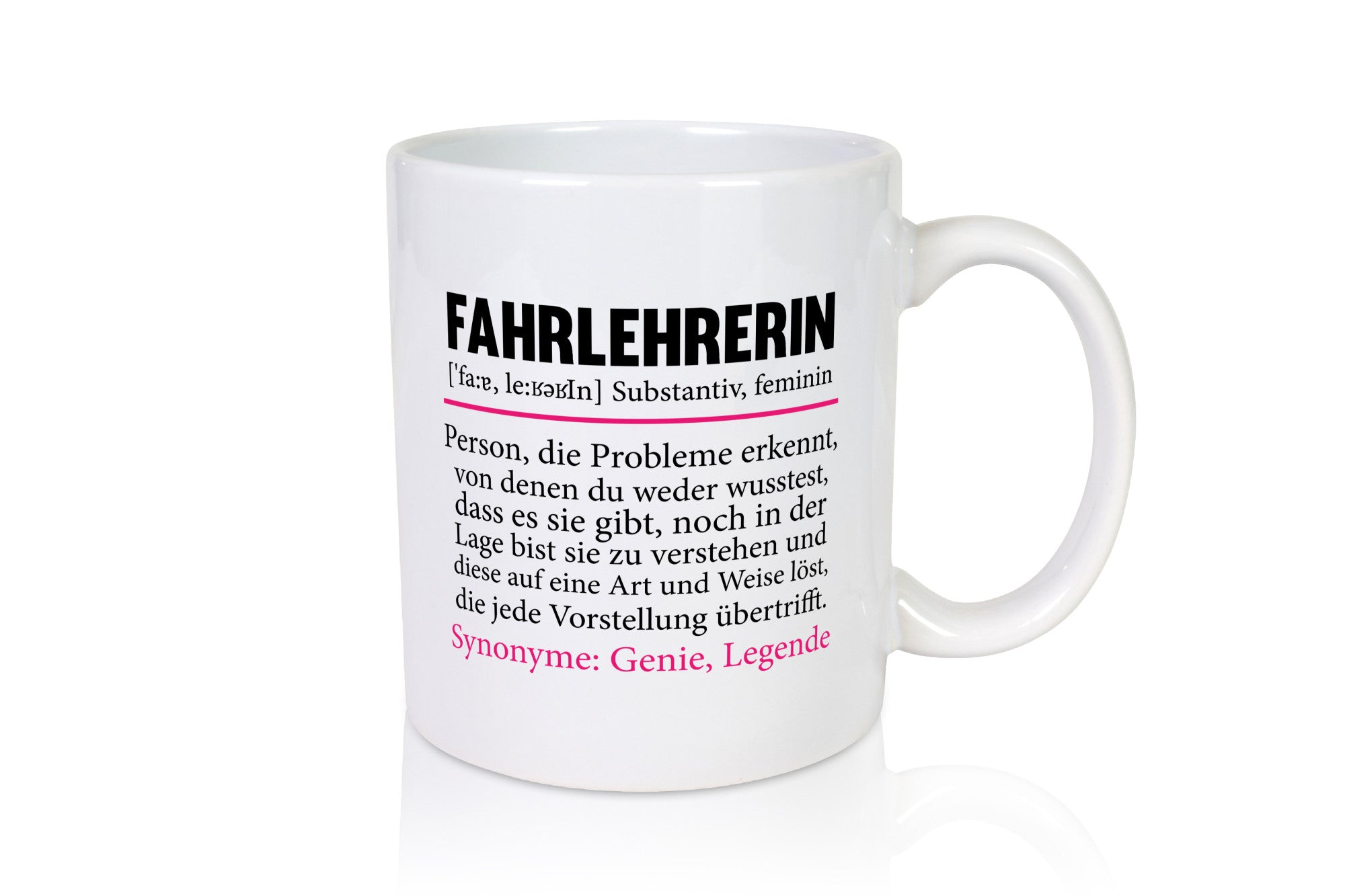 Fahrlehrerin | lustig Fahrschule Humor Geschenkidee Geschenk Tasse