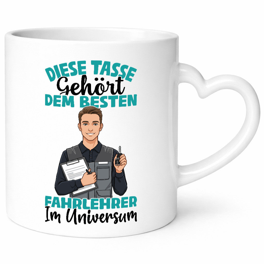 Im Universum: Fahrlehrer | Fahrschule lustig Humor Geschenkidee Geschenk Tasse