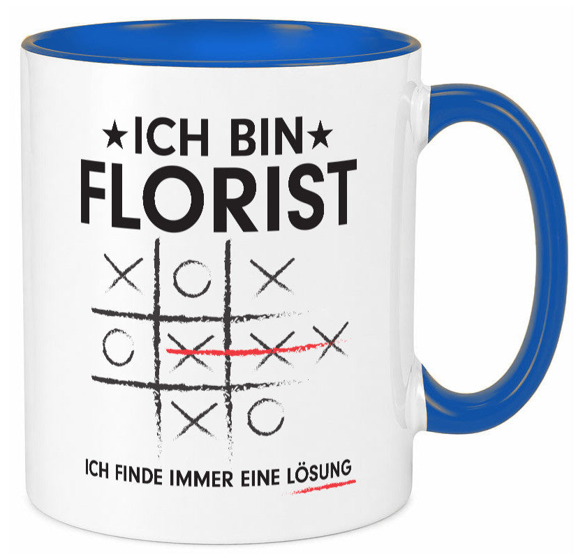 Lösung finden: Florist | Blumen Verkäufer v2 lustig Humor Geschenkidee Geschenk