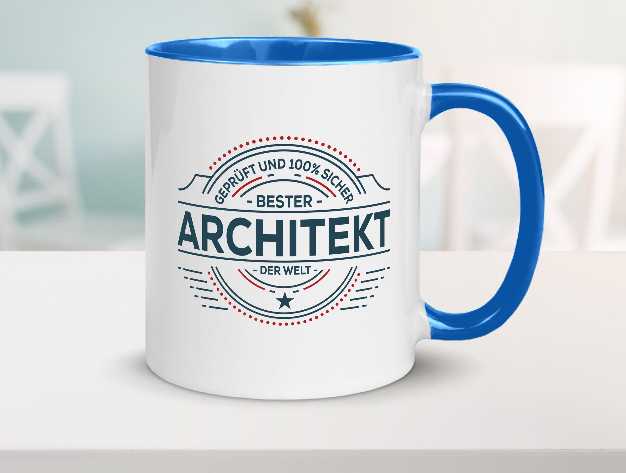 Geprüft und sicher: Architekt | Architektur Büro lustiger Spruch Geschenk