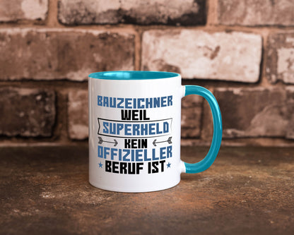 Superheld Bauzeichner | Zeichner Geschenk Humor Geschenkidee lustiger Spruch