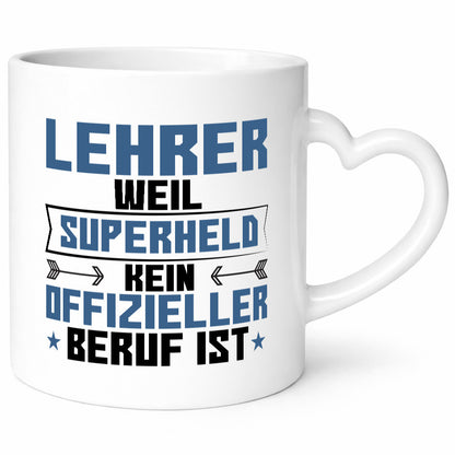 Superheld Lehrer | Schule Beruf Schüler lustig Arbeit Kollegen Büro Geschenk