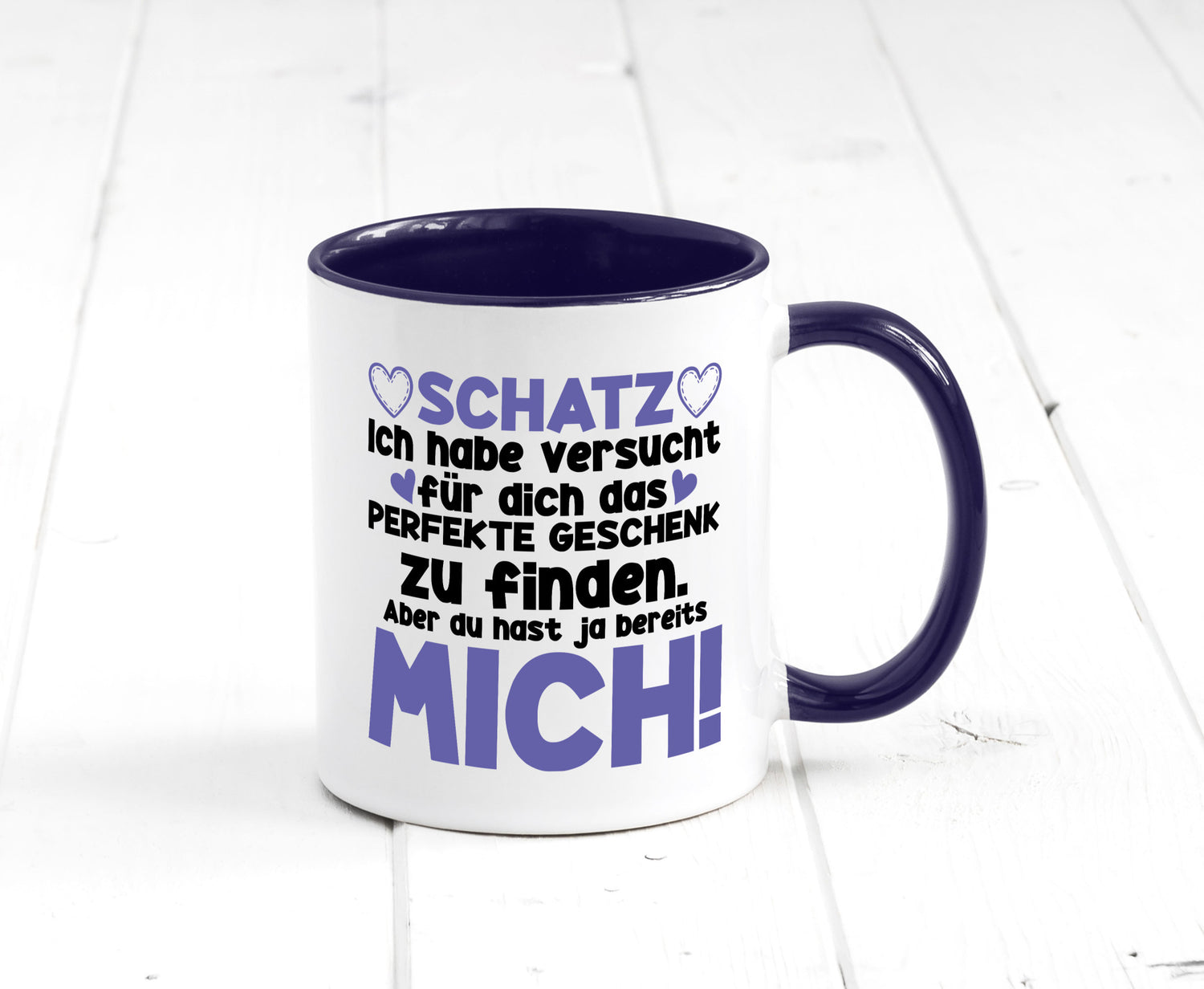 Schatz | Liebe Valentinstag Freund Freundin Herz Geschenkidee Humor Tasse