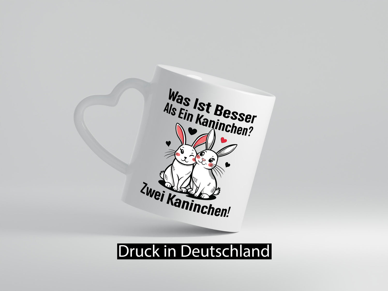 Was ist besser als 1 Kaninchen | Süßes Humor Geschenkidee Tasse