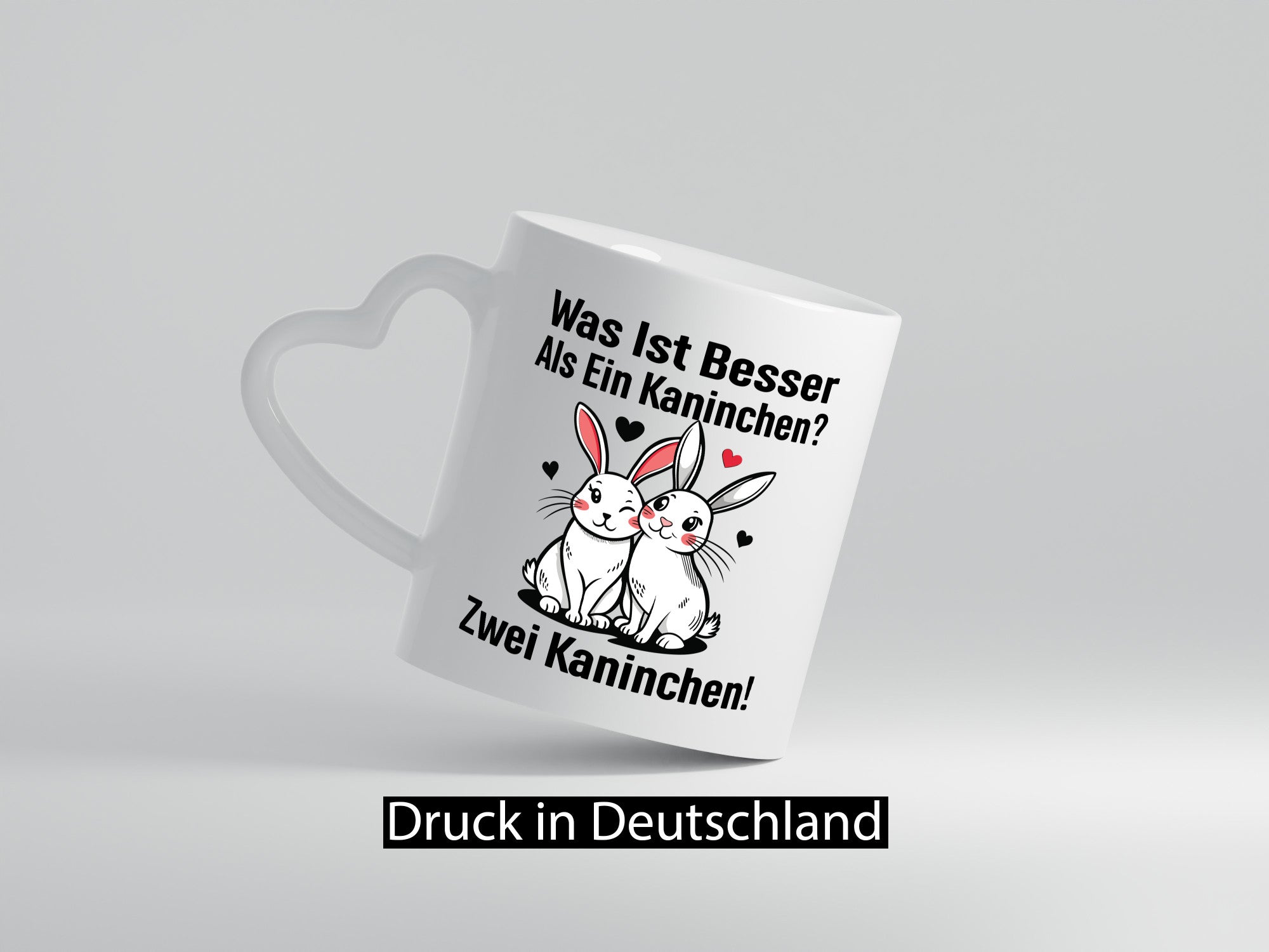 Was ist besser als 1 Kaninchen | Süßes Humor Geschenkidee Tasse