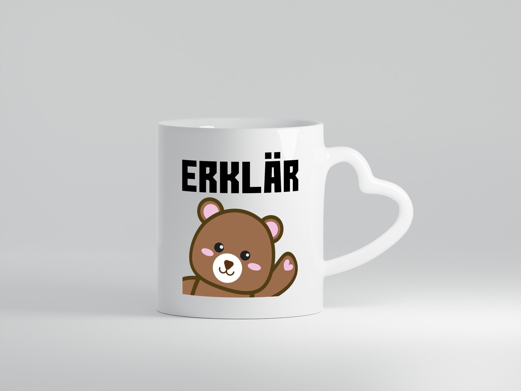 Erklär Bär | süße Tasse lustiger Spruch Lehrer Geschenk Humor Geschenkidee