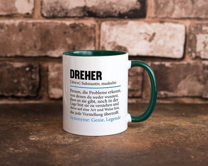 Dreher Humor | Fräser Zerspannungsmechaniker Geschenkidee Tasse