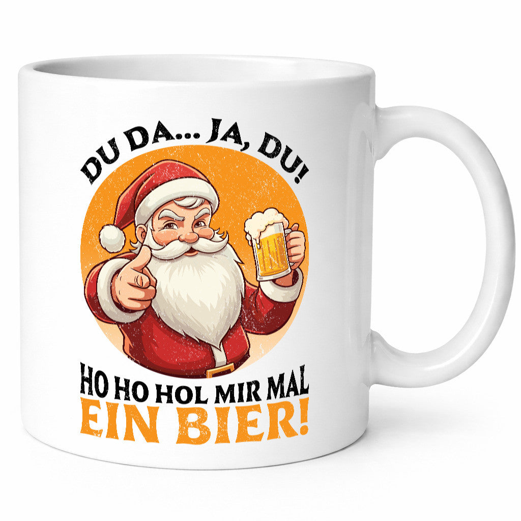 Hol mir mal ein Bier | Ugly Christmas Santa lustig Humor Geschenkidee Geschenk