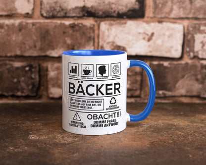 Achtung Probleme Bäcker | Bäckerei Backen Konditor Geschenk Humor Geschenkidee