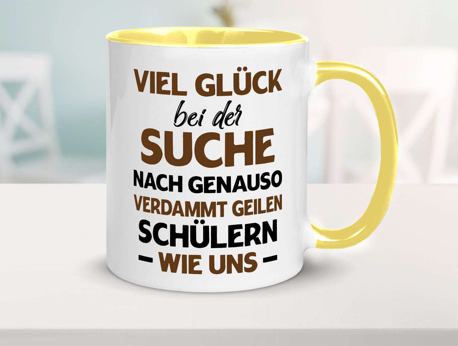 Viel glück | Geile schüler Schule Beste Lehrerin lustig Humor Geschenkidee