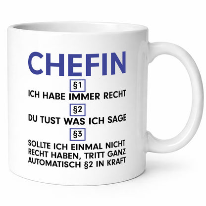 Ich habe immer Recht Chefin | Führungskraft Vorgesetzte v2 Geschenk Arbeit