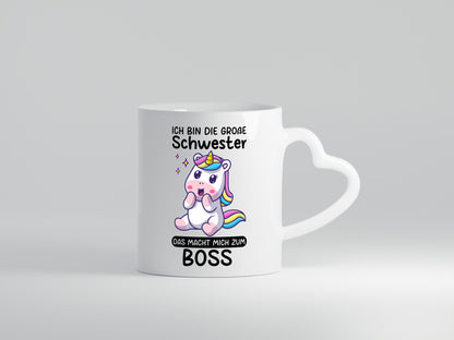 Big sister makes me the boss | Unicorn siblings funny saying