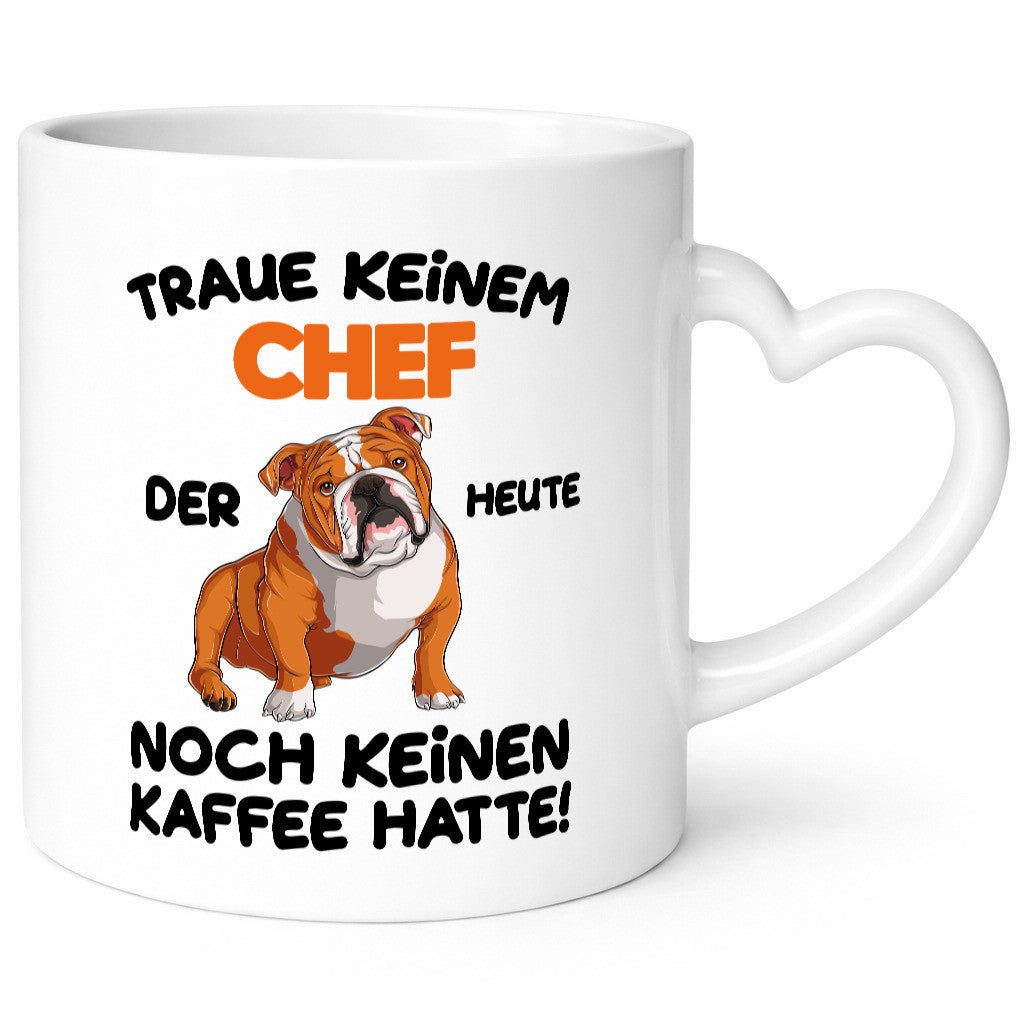 Traue keinem Chef lustiger Spruch Geschenk Arbeit Kollegen Büro Tasse