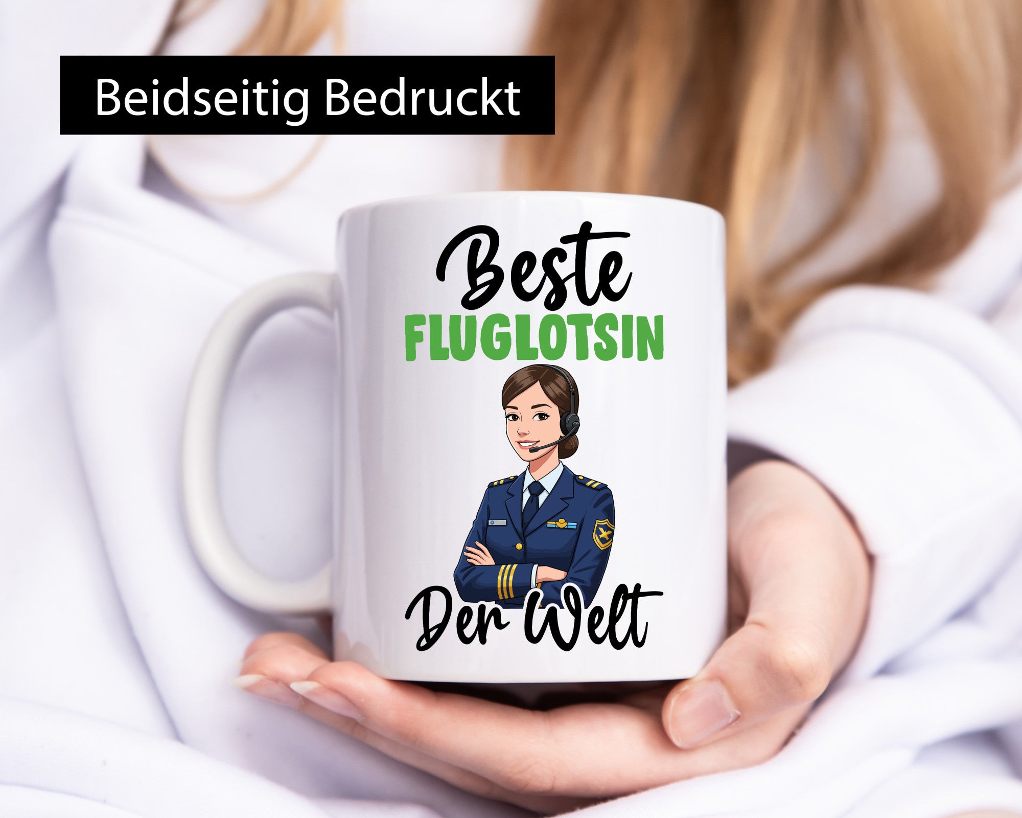 Beste Fluglotsin | Flughafen Flugverkehr v2 Geschenk Humor Geschenkidee