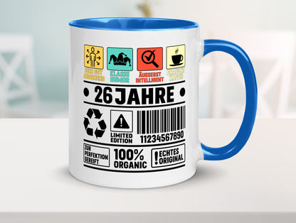 26. Geburtstag | 26 Jahre Humor Limited Edition Geschenk Geschenkidee lustiger