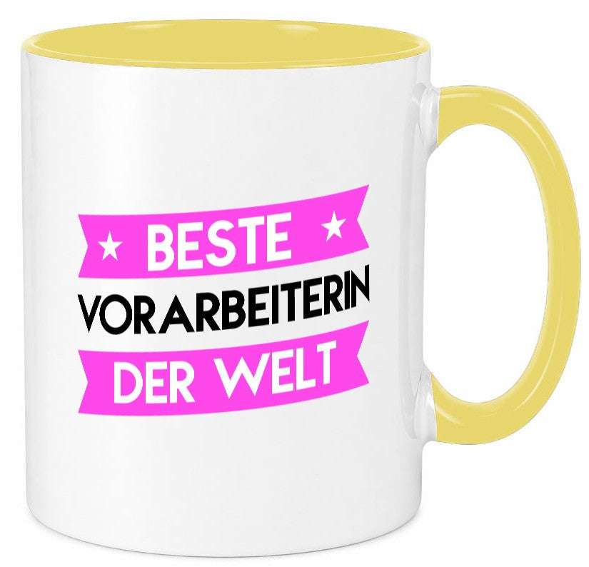 Beste Vorarbeiterin | Kollegin Teamleiter Geschenkidee Arbeit Kollegen Büro Tasse