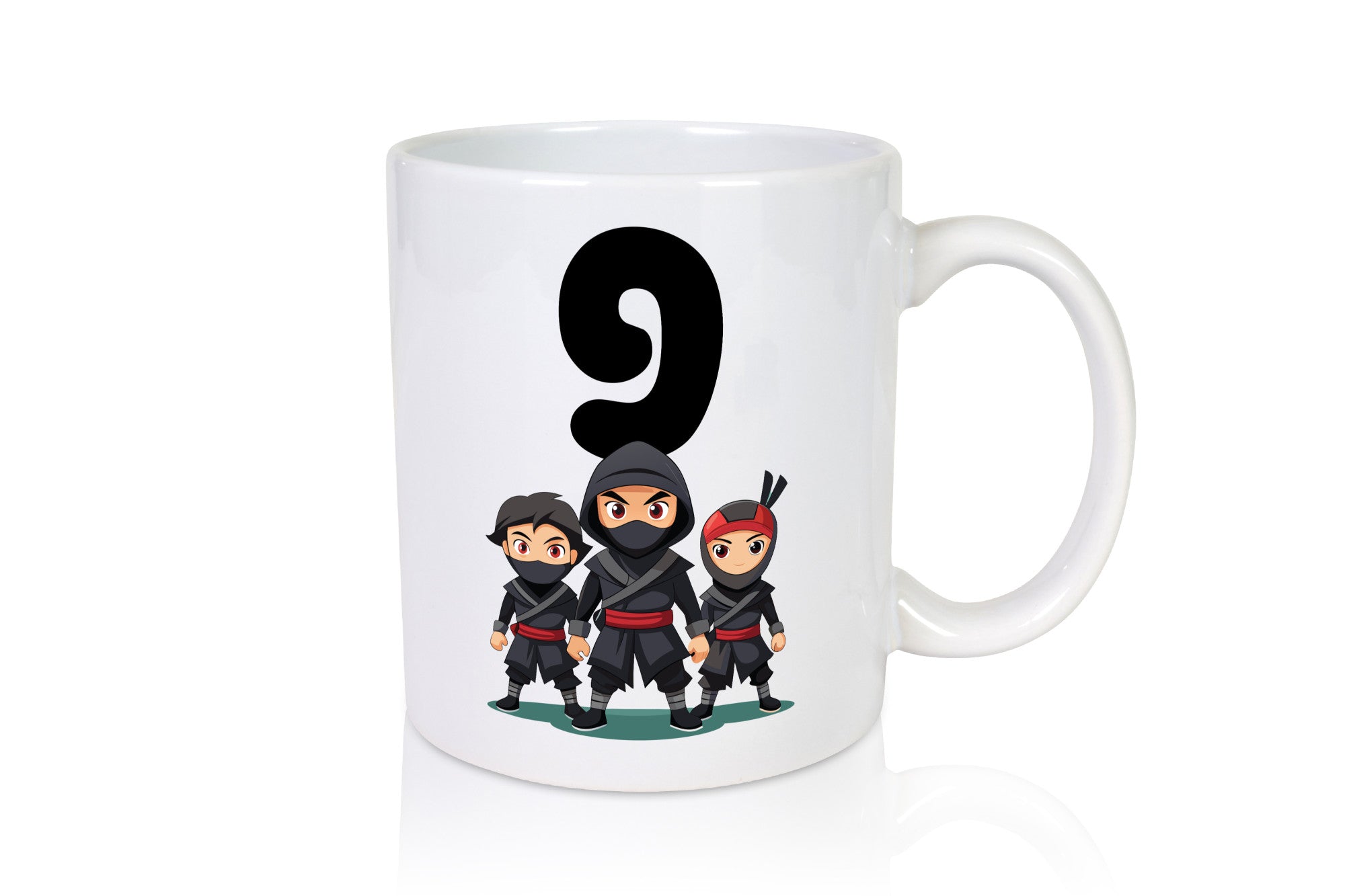 9. Geburtstag | 9 Jahre Ninja Geschenkidee Humor Tasse