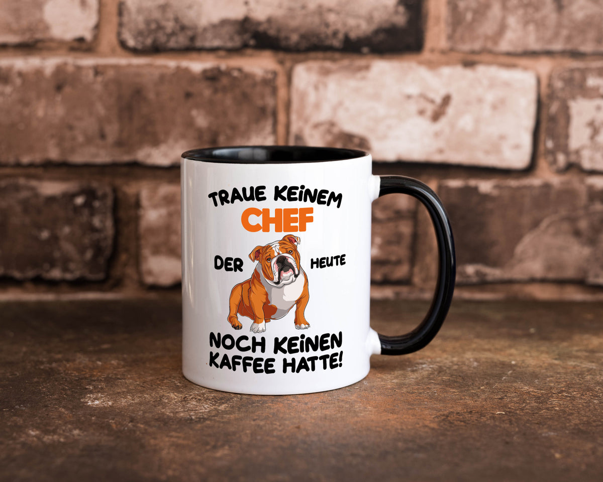 Traue keinem Chef lustiger Spruch Geschenk Arbeit Kollegen Büro Tasse