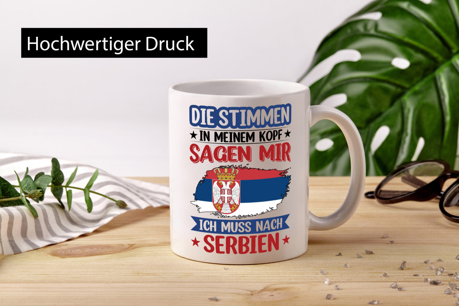 Serbien | Urlaub Stimmen in meinem Kopf Traumland v2 Geschenk Humor