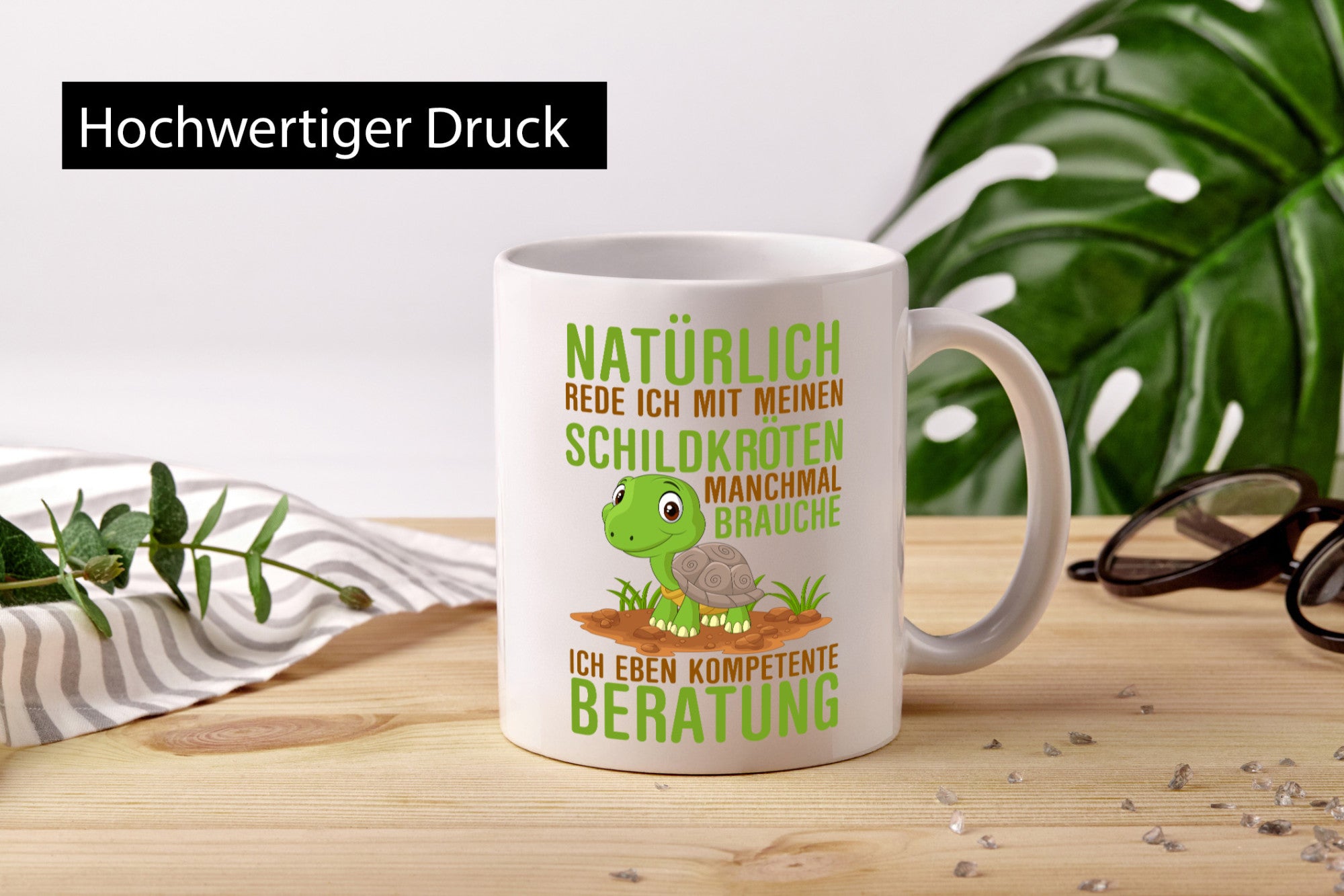 Natürlich rede ich mit Schildkröten | Schildkrötenliebhaber lustiger Spruch