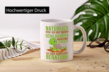 Natürlich rede ich mit Schildkröten | Schildkrötenliebhaber lustiger Spruch