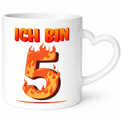 5. Geburtstag | 5 Jahre Drache lustig Geschenkidee Geschenk Tasse