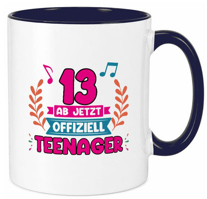 13. Geburtstag | Mädchen Tasse Teenager Spruch vl10 Geschenkidee Humor
