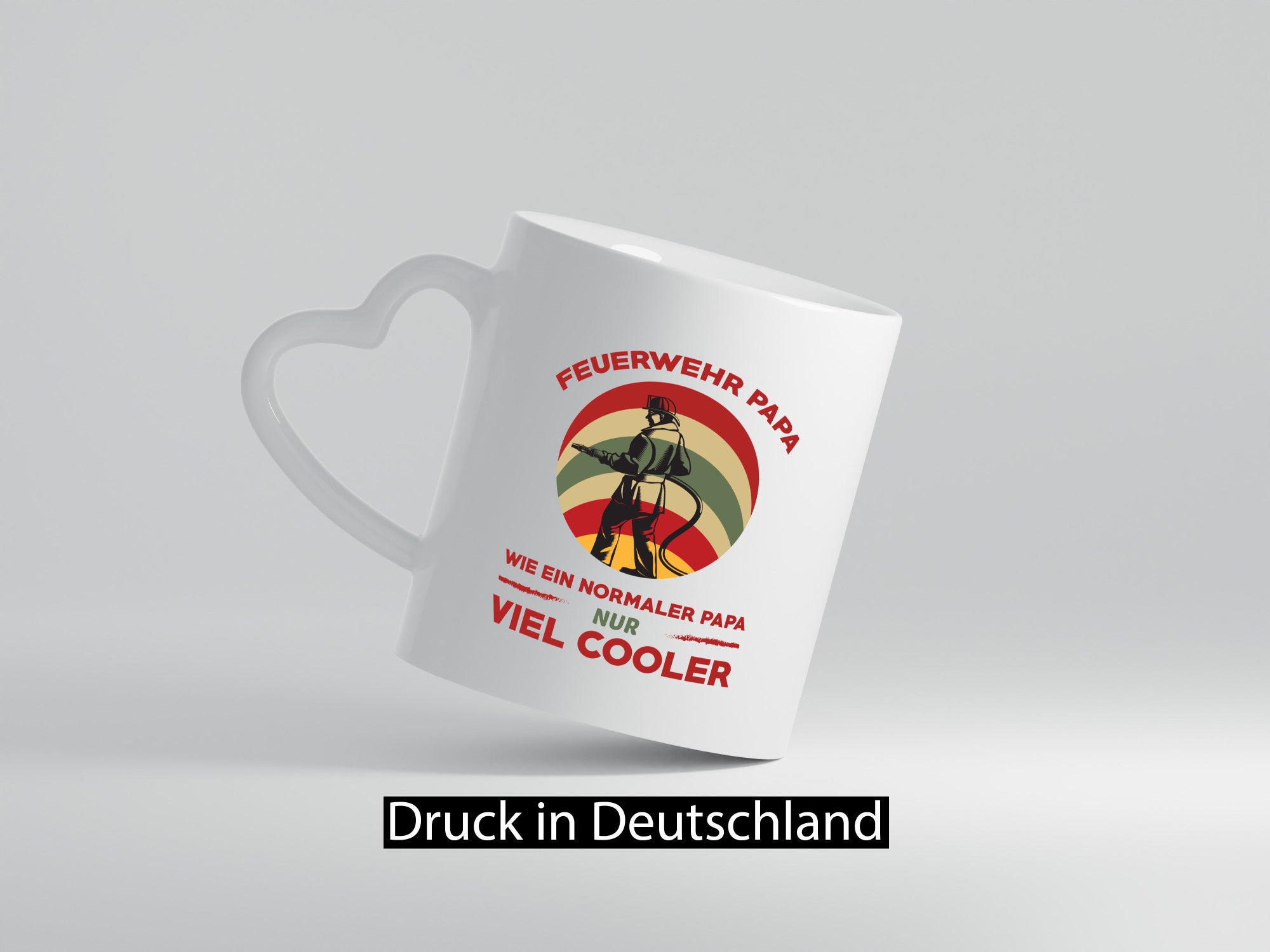 Feuerwehrpapa | Cooler Papa als alle andere Geschenkidee Humor Tasse