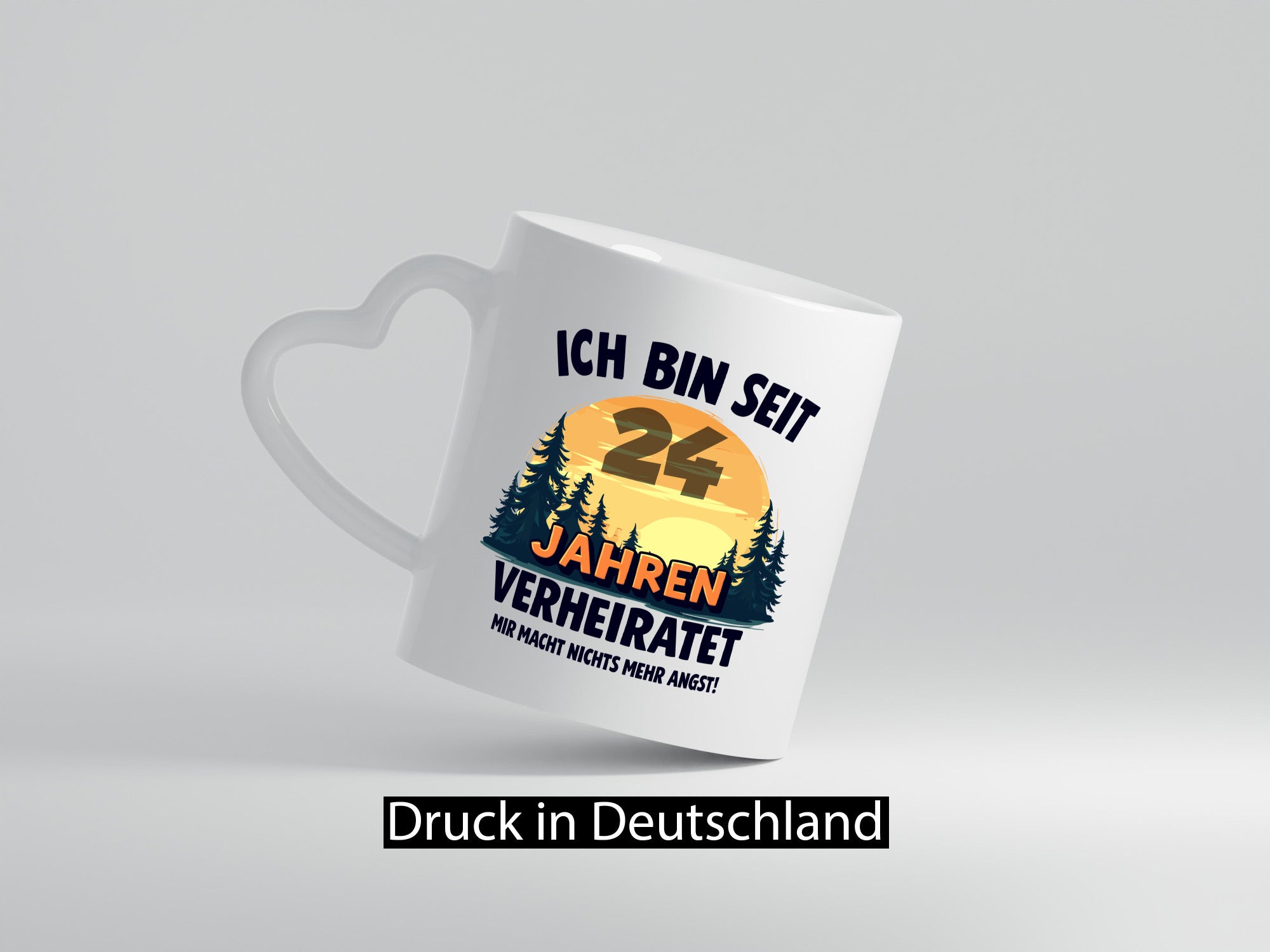 Ich bin Verheiratet | 24. Hochzeitstag Ehepaar v2 Geschenk Humor Geschenkidee