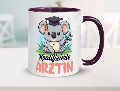 Koalifizierte Ärztin | Medizin Doktorin Fachärztin Geschenkidee Humor Tasse