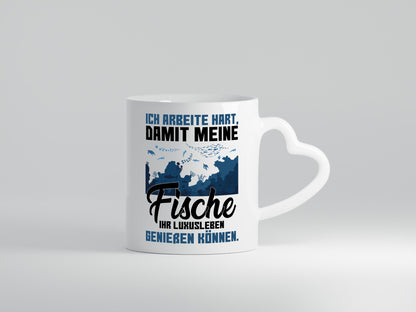 Fische im Aquarium | Fischzüchter Tasse Fisch Hobby Geschenkidee Humor