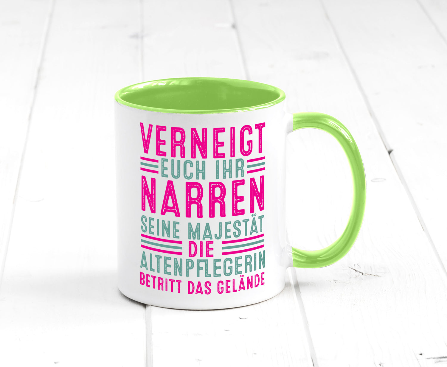 Verneigt euch: Altenpflegerin | Pflegepersonal Pflege lustig Humor Geschenkidee