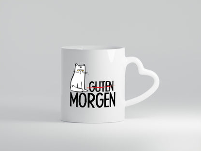 Guten Morgen Katze Geschenkidee Tierliebhaber Humor Tasse