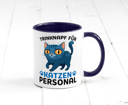 Katzen Personal | Katzenbesitzer Tasse Katze Humor vl2 Tierliebhaber