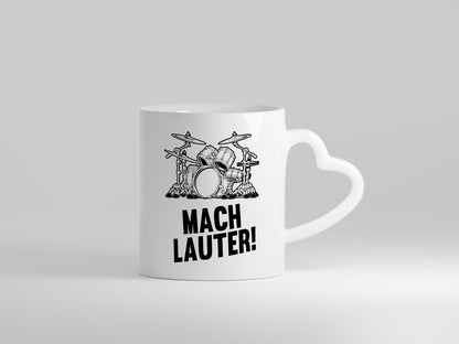 Mach lauter | Schlagzeug Band Musiker Geschenkidee Humor Tasse
