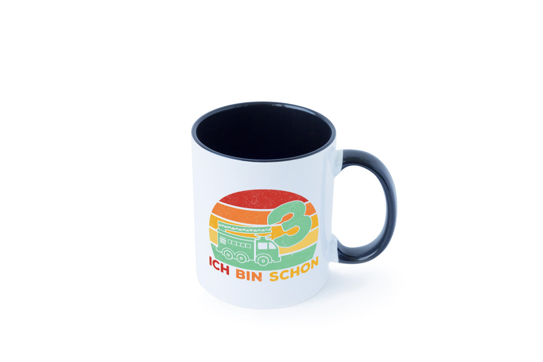 3. geburtstag | Feuerwehrauto 3 Jahre Feuerwehr Geschenk Geschenkidee lustiger Tasse