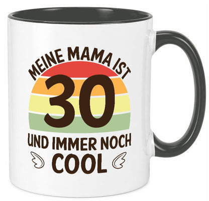 Mama 30, noch cool | Flügel lustig Familie Geschenkidee Geschenk Tasse