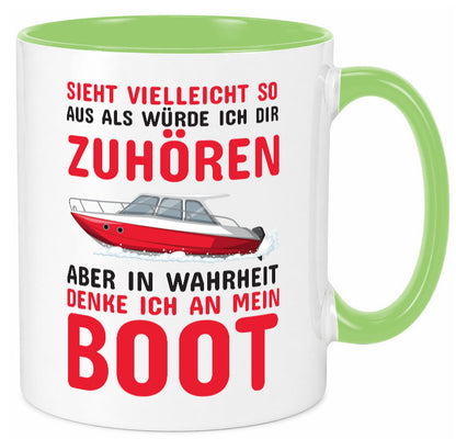 Bootbesitzer | Kapitän Tasse mein Boot lustig Humor Geschenkidee Geschenk