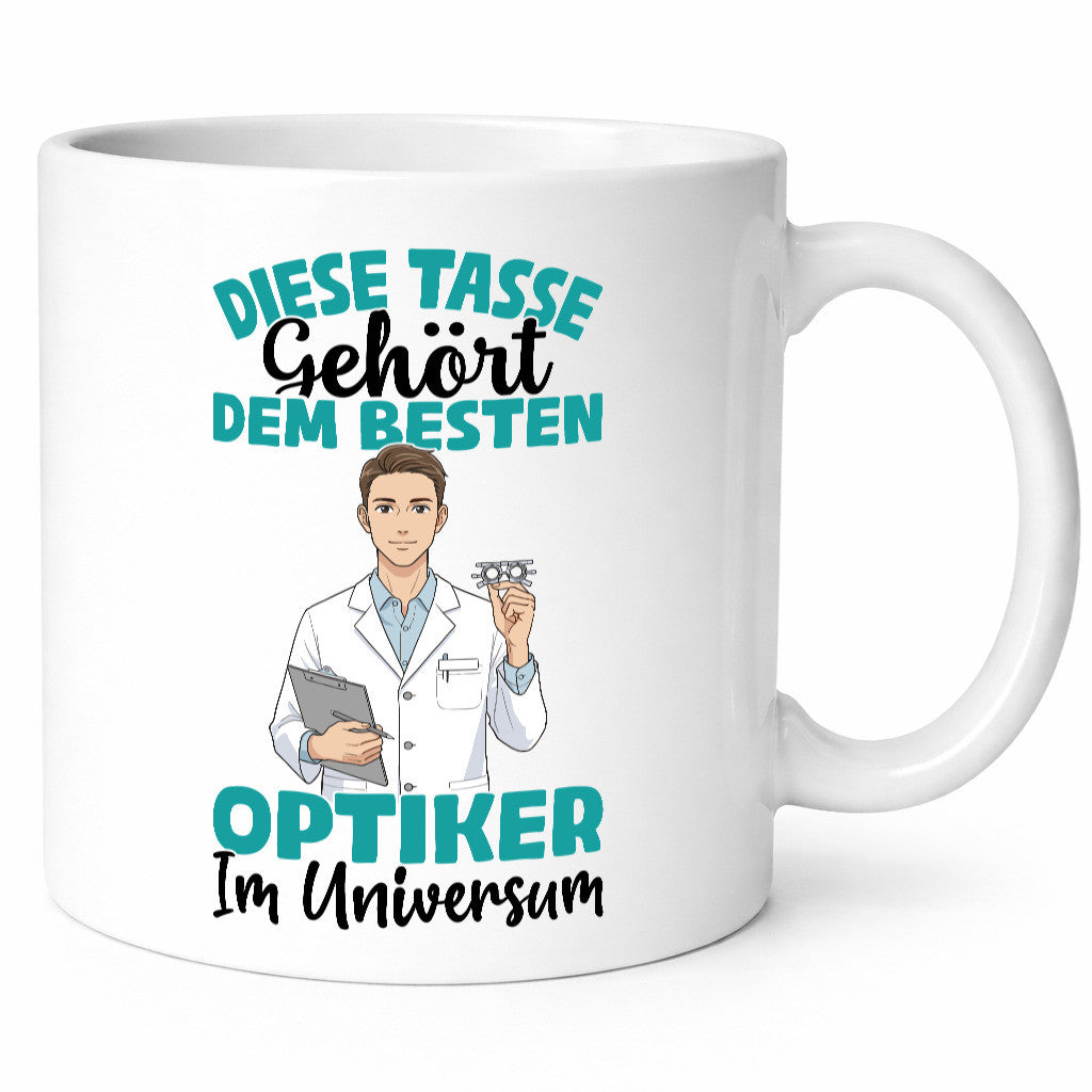 Im Universum: Optiker | Augenoptiker lustiger Spruch Geschenk Humor