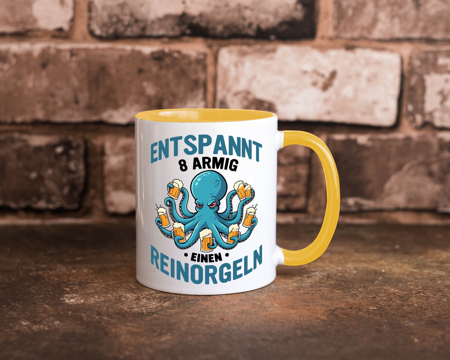 Entspannt 8 armig einen reinorgeln | Saufen Party v2 lustiger Spruch Geschenk