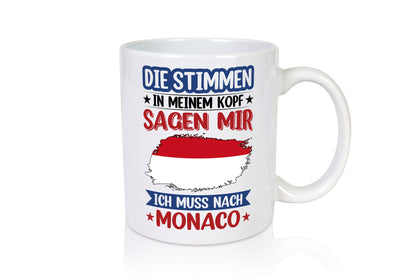 Monaco | Urlaub Stimmen in meinem Kopf Traumland Geschenk Humor Geschenkidee
