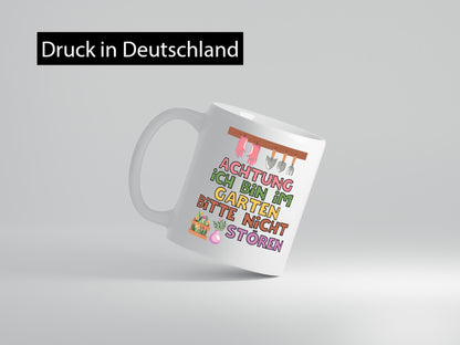 Ich bin im Garten bitte nicht stören | Gärtner Pflanzen lustig Humor