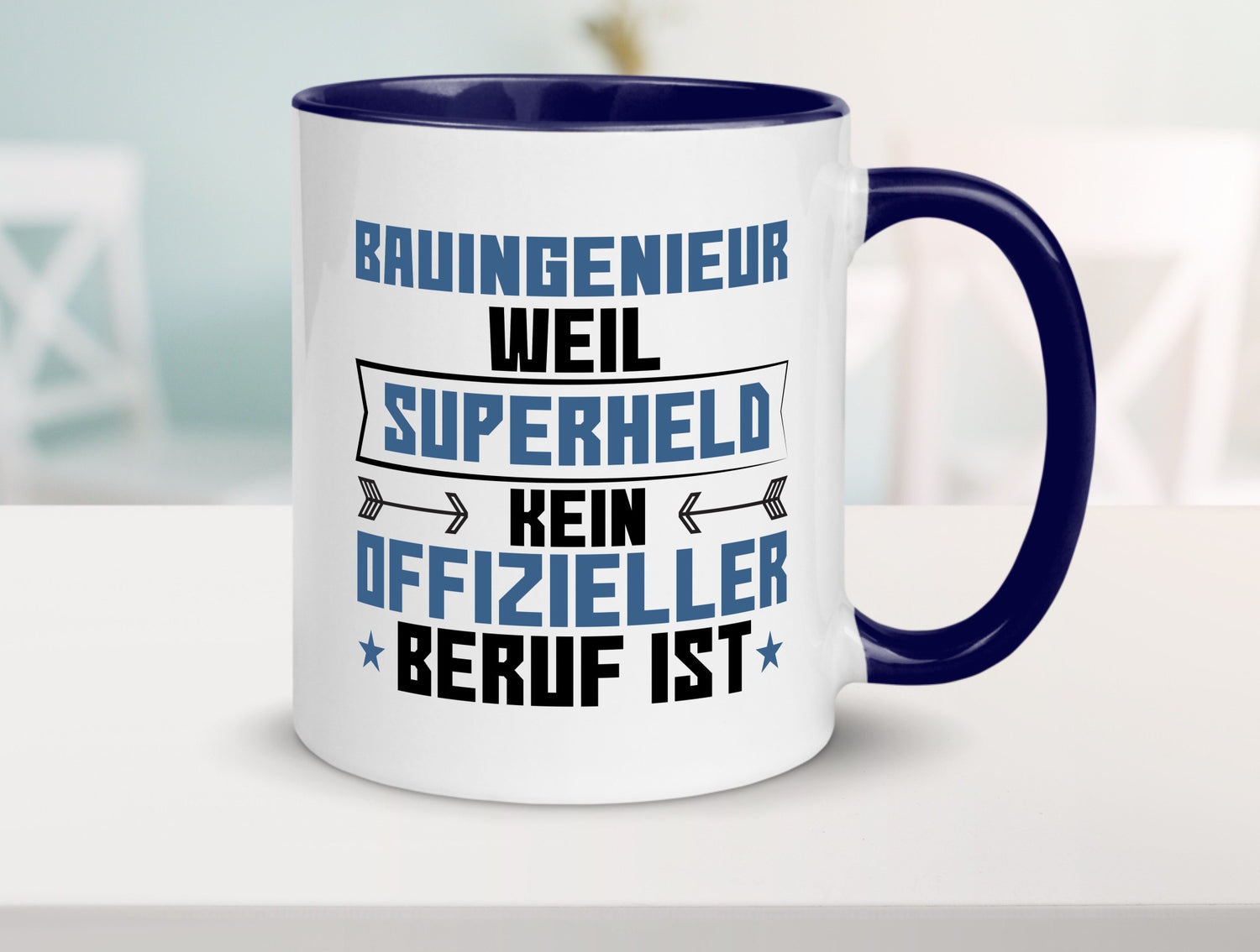 Superheld Bauingenieur | Ingenieur Humor Geschenkidee Tasse