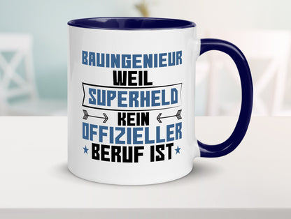 Superheld Bauingenieur | Ingenieur Humor Geschenkidee Tasse